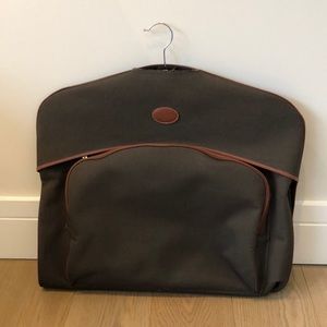 Longchamp Boxford garment bag.